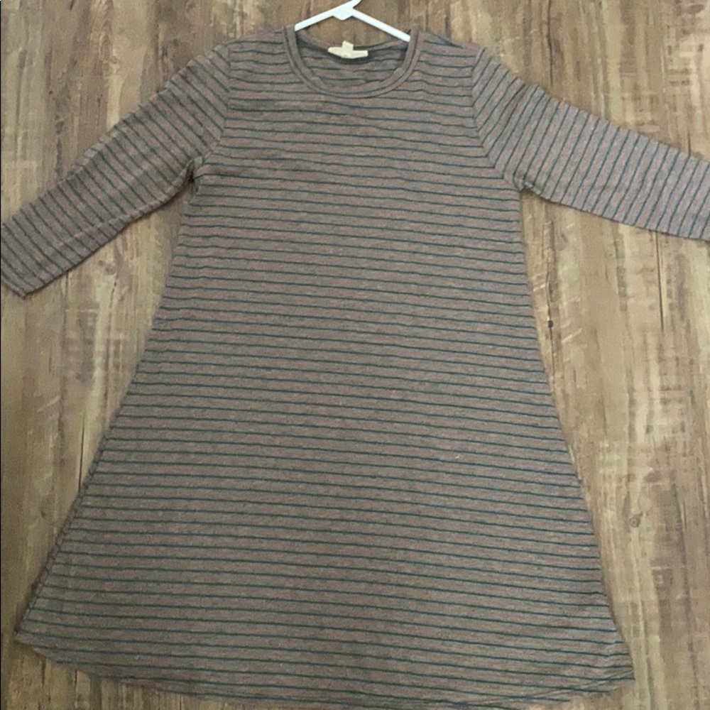 Fall flowy striped dress!